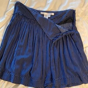 Navy blue with polkadots skirt